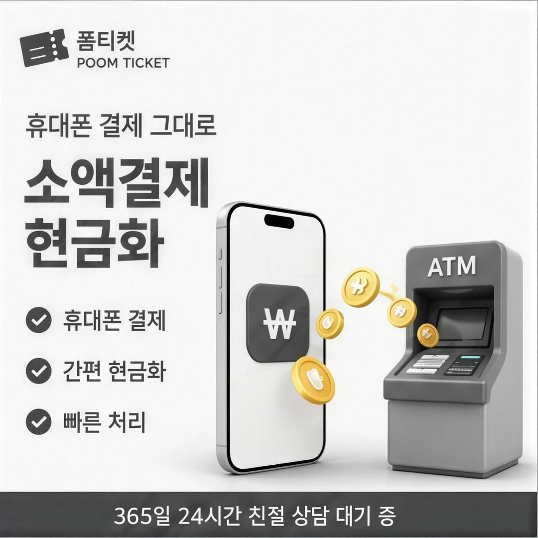 안전한 콘텐츠이용료현금화 안내